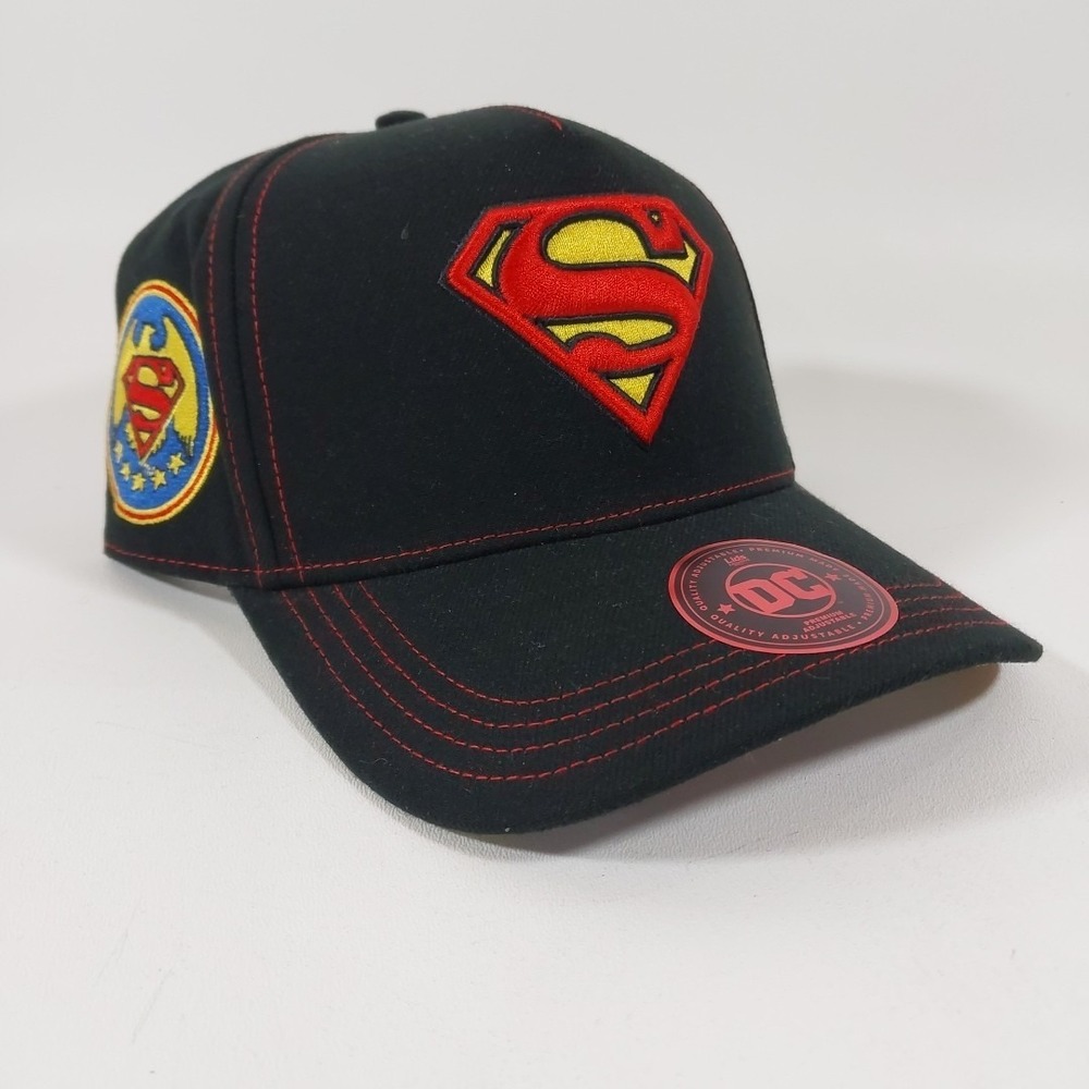 Lids‎ Exclusive DC Superman G.O.A.T. Snap-Back Hat Black